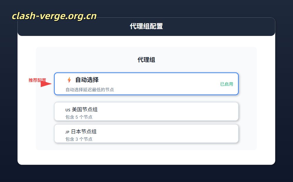 Clash 代理组配置指南